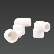 2pc PVC Male Thraed 90 Degree Elbow Connector 20/25/32mm To 1/2 3/4 1" Water Pipe Adapter Aquarium Tank Tube Fitting 2024 - buy cheap