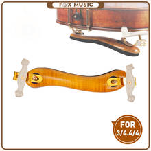 Reposapiés para violín/violín, soporte de hombro acolchado, delicado y duradero, de madera de Arce, 3/4, 4/4 2024 - compra barato