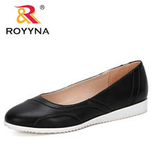 ROYNA 2020 New Designers Microfiber Women Flat Shoes Large Comfortable Shoe Female Working Footwear Ladies Outdoor Loafers Comfy 2024 - buy cheap