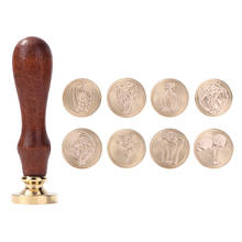 Vintage Round Vegetable Sealing Wax Stamp Head DIY Scrapbooking Decor Craft  Antique Scrapbooking Stamps Head Wedding Decoration 2024 - buy cheap