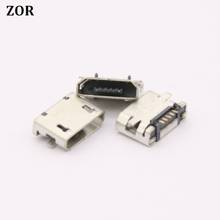 100pcs/lot DIP 5P SMD Micro USB Connector V8 Port Charge Socket Micro USB Jack Big Horn 5-pin female repair replacement 2024 - buy cheap