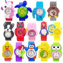 Reloj de dibujos animados para niños, 15 patrones de animales, juguetes para niños, regalo de cumpleaños interesante para bebés, estudiantes, 2021 2024 - compra barato