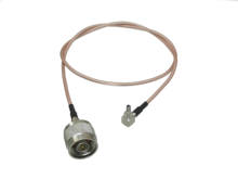 RG316 N штекер к CRC9 штекер правый угол RF гибкий соединительный кабель 4 дюйма ~ 50 м RF коаксиальный разъем 2024 - купить недорого