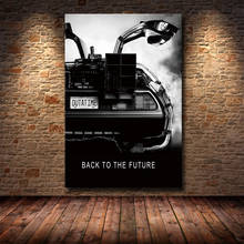 Póster de la película "Back To The Future" para niños, pintura en lienzo, impresiones, Cuadros, arte de pared Vintage, imágenes, decoración del dormitorio 2024 - compra barato