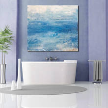 Abstract The Calm Sea Paintings For Living Room No Frame Modern Wall Decorative Pictures Art Canvas ups FEDEX ePacket 2024 - buy cheap