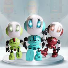 New Alloy Robot Toys Talking Robot Head Touch-Sensitive Sound & Light Electronic Action Figure Educational Toy For Children Gift 2024 - buy cheap