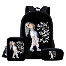2020 New Fashion Women Backpacks Backpack Teenager Schoolbag Girls School Bags 3 Pcs/Set Fashion Mochila 2024 - buy cheap