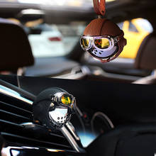 Creative Car Air Freshener Classic Airborne Division Car Diffuser Genuine Leather Strap Hanging Car Perfume Fragrance Scent 2024 - buy cheap