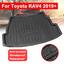 For Toyota RAV4 2019+ Car Rear Trunk Boot Liner Cargo Mat Luggage Tray Floor Carpet Mud Protector Replacement Car Accessories 2024 - buy cheap