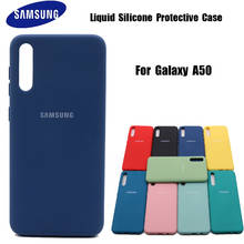 Samsung Galaxy A50 Liquid Silicone Case Soft Silky Shell Cover For Galaxy a50 2019 A505 A505F SM-A505F 6.4'' 2024 - buy cheap
