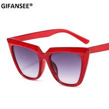 GIFANSEE Fashion Square Sunglasses Women Designer Luxury MEN Cat Eye Glasses Classic Vintage UV400 Outdoor Oculos De Sol SHADES 2024 - buy cheap