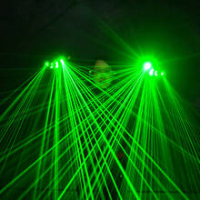 Guantes láser verde, guantes de escenario LED, para disfraces, luminosos 2024 - compra barato