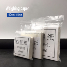2 paquetes (1000 uds) de papel de sulfato liso cuadrado de uso en laboratorio, papel al peso 60/75/90/100/120/150mm/200mm 2024 - compra barato