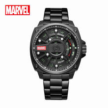 Disney-Reloj de pulsera de cuarzo para hombre, cronógrafo de Los Vengadores, luminoso, deportivo, oficial de Marvel, novedad de 2020 2024 - compra barato