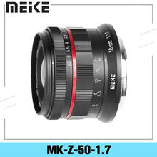 Meike-MK-Z-50-1.7 Manual de gran apertura para cámaras sin Espejo, 50mm f/1,7, montaje en Z, Nikon Z6 Z7, con marco completo 2024 - compra barato