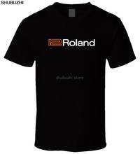 Camiseta negra Roland Piano Organs 4 para hombre, camisa fresca informal orgullo, Unisex, nueva moda, tops de algodón, envío gratis, sbz1312 2024 - compra barato