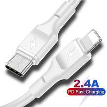 USB Type C to 8 Pin Cable for iPhone 11 Pro X XS 8 XR 2.4A PD Fast USB C Charging Data Cable for Macbook PD Quick charge Cable 2024 - buy cheap