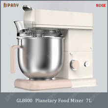 Mezclador de masa planetario GL8800, batidor de huevo y crema de acero inoxidable de 7L, licuadora, soporte de cocina para pan y pastel, máquina mezcladora de Mezclador de alimentos para chef 2024 - compra barato