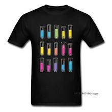 Color Solution T Shirt Men Chemistry Class Young T-shirt Short Sleeve Tops Tees School Day O Neck All Cotton Normal Tshirt Funny 2024 - buy cheap