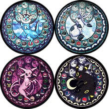 Round Carpet Living Room Anti Slip Mat Floor Mats Cartoon Pokemon Pattern Bedroom Floor Decoration Prayer Yoga Rug DW255 2024 - buy cheap