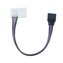 Electronic 10pcs 15cm 4 Pin 10mm Wide 5050 3528 Rgb Female Cable Connector Extension Wire For Led Driver Strip Clip Terminals  2024 - buy cheap