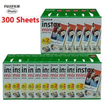 Пленка Fujifilm instax mini 10, 20, 40, 60, 80, 100, 200, 300 листов, Fuji 11, 9, 8, пленки с белыми краями для мгновенной мини-пленки 11, 9, 8, 7s, 25, 90 2024 - купить недорого