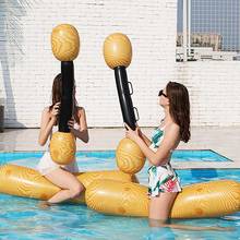 2 Pairs Pool Inflatable Log Flume Summer Swimming Pool Inflatable Float Game Set Toy Adult Kids Game Raft Pool Party Game 2024 - buy cheap