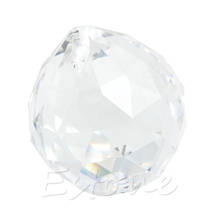 1 Clear Crystal Feng Shui Lamp Ball Prism Rainbow Sun Catcher Wedding Decor 30mm  2024 - buy cheap