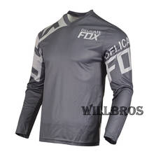 Delicate Fox-Camiseta de manga larga para Motocross para hombre, Jersey para moto, ATV, Dirt Bike, MX, 180 2024 - compra barato