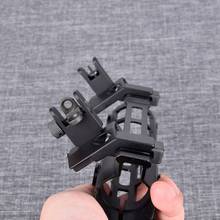 Tactical 45 Degree Offset Front Rear Sight Set Flip Up Iron Sight For Airsoft Rifle M4 AR15 20mm Picatinny Rail 2024 - buy cheap