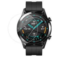 3 шт 2.5D часы Закаленное стекло протектор экрана для huawei watch GT 1/Watch GT 2 защитная пленка 2024 - купить недорого