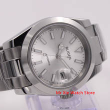 Bliger 40mm Automatic Mechanical Mens Watch Luxury Calendar Luminous Waterproof Sapphire Glass Stainless Steel Case Men's Watch 2024 - buy cheap