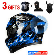 Motorbike helmet Men's Full Face Helmet Motorcycle Ride Bluetooth Equipment Adventure Motocross Motorcycle Helmet et 2024 - buy cheap