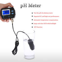 Mini Online Water Quality Tester pH Meter aquarium water Monitor Analyzer meter with Temperature Compensation ATC Function 2024 - buy cheap