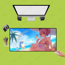 XGZ Top Quality Cute Anime Girls Beach Sunshine Blue Sky Beautiful Anime Mouse Mat Top Selling Wholesale Gaming Pad Mouse 2024 - buy cheap