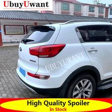 Spoiler de lábio traseiro para kia sportage r 2013-2019, abs, cor, asa traseira, decoração, hatchback 2024 - compre barato