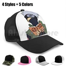 Kakashi-gorra de béisbol de diseño Digital sin rostro, ajustable, Snapback, Hip Hop, Kakashi Hatake Kakashi Team 7 Obito Sixth Hokage 2024 - compra barato