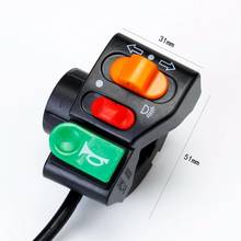 Motorcycle 7/8 Handlebar Horn Turn Signal Head Light Beam Kill Switch 2024 - buy cheap