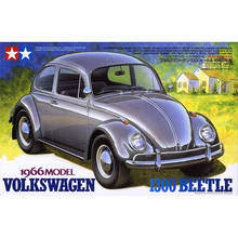 Tamiya-Kit de construcción de modelo de coche para adultos, Kit de construcción de Gundam, colección de pasatiempo, 24136, 1:24, Volkswagen 1300 Bettle 1966 2024 - compra barato