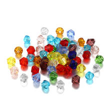 200pcs/lot Glass Crystal Faceted Loose Transparency Spacer Beads For DIY Bracelet Earrings Jewelry Making Supplies Accessories 2024 - buy cheap