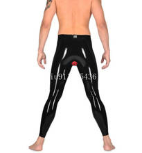 Sexy Latex Man Pants with Front JJ Shealt and Anal Condom Handmade Men Trousers Cosplay Costume kakegurui 2024 - buy cheap