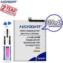 HSABAT-Batería de repuesto para UMI Umidigi F1 F1 Play S3 Pro, 6100mAh, nueva llegada 2024 - compra barato