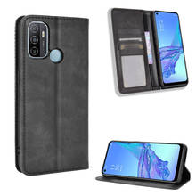 For OPPO A53 A53S 2020 Case Luxury Flip PU Leather Wallet Magnetic Adsorption Case For Oppo A55S 5G A53 S A55 S Phone Bags 2024 - buy cheap