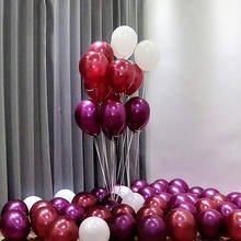 10/20 pçs 10/12 polegada pérola vinho tinto uva roxo látex balões borgonha festa de aniversário casamento ballons decorações do chuveiro do bebê 2024 - compre barato