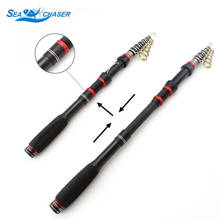 Portable ultrashort rod 1.8m- 3.0m carbon ultrashort Spinning Fishing  Rod telescopic Travel carp fishing rod lure weight 30-60g 2024 - buy cheap