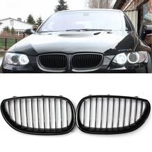 Grade frontal de carro e60, para bmw, e60, e61, 5 series, m5, 525i, 525xi, 528i, 528xi, 530i, 530xi 2005-2011 (brilho bla) 2024 - compre barato