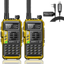 Baofeng-walkie-talkie UV-S9PLUS, transmisor de Radio CB portátil de 10W/8W, tribanda 136-174/220-260/400-520MHz, 2 uds. 2024 - compra barato