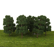 20Pcs Abies Holophylla Model Trees Layout Train Railway Scene 1:150 N Scale 2024 - buy cheap