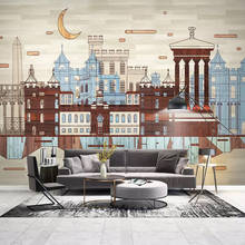 Custom Photo Wallpaper 3D City Building Murals Living Room Study Room Background Wall Painting Modern Retro Wall Paper For Walls 2024 - buy cheap