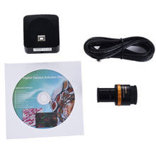 Câmera digital para microscópio, 8.5m, usb3.0, 1/2.4 ", sensor com ajustável, 23.2mm, óculos de montagem em c, adaptador u3cmos 2024 - compre barato